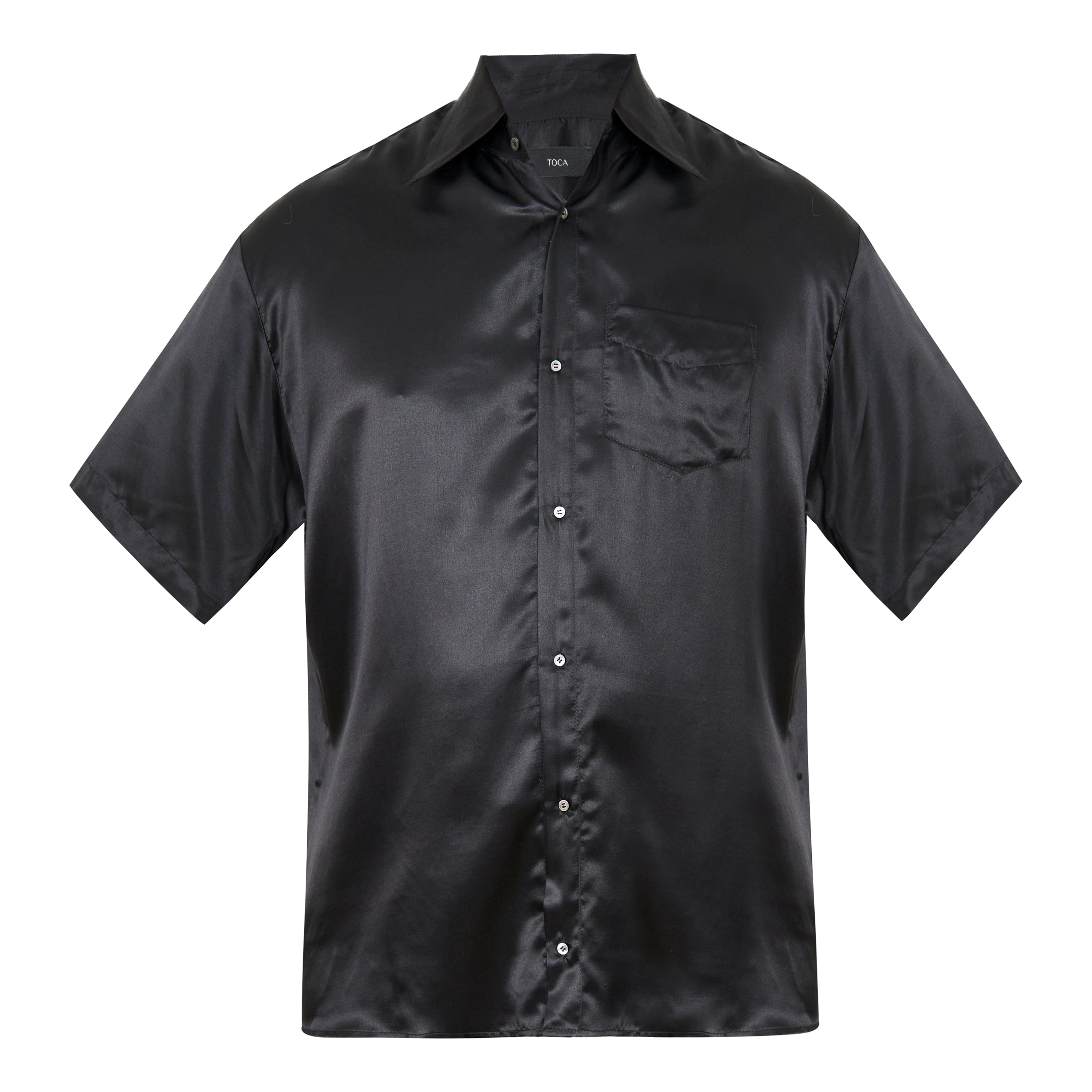 Camisa de Seda Acetinada